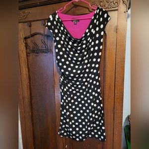 Ronni Nicole polka dot dress